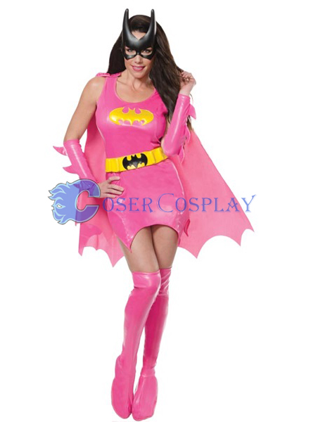 Batman Cosplay Costume Pink Girl